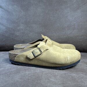 Birkenstock Boston Suede Embossed Cork Brown Women's Size US 8 / EUR 39